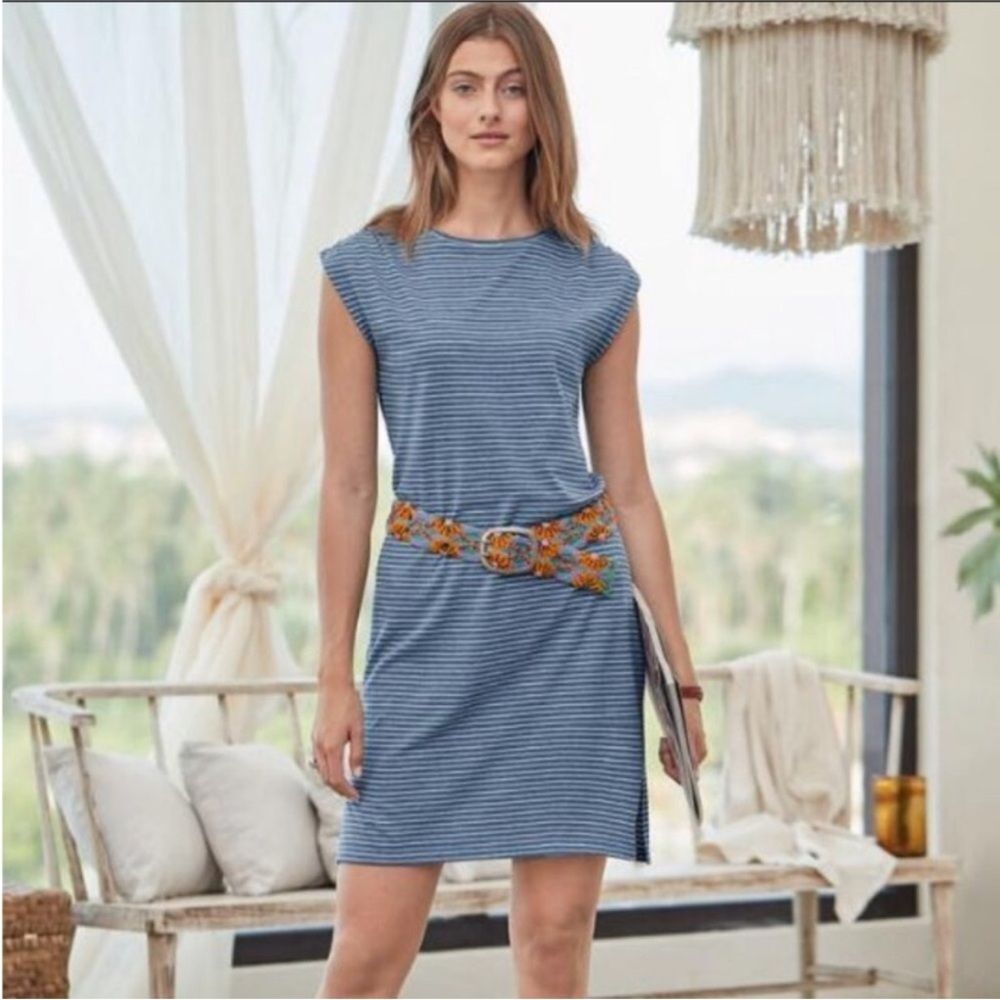 Sundance Day To Day Striped Sleeveless Casual Dress XS